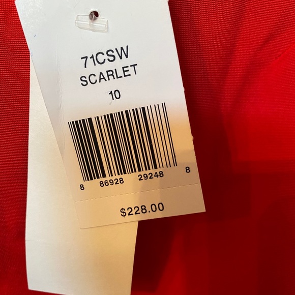 French connection red dress open front NWT size 10 - Picture 10 of 10